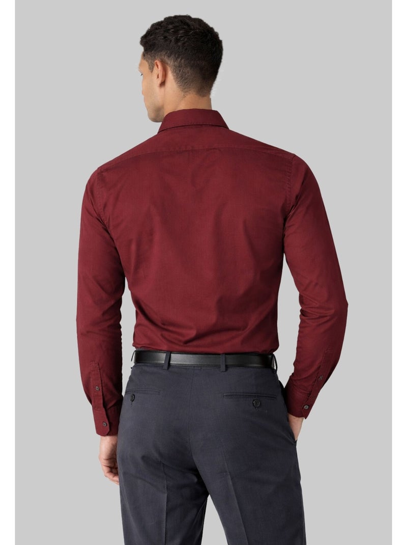 Chemise Kebello Bordeaux - Kiabi