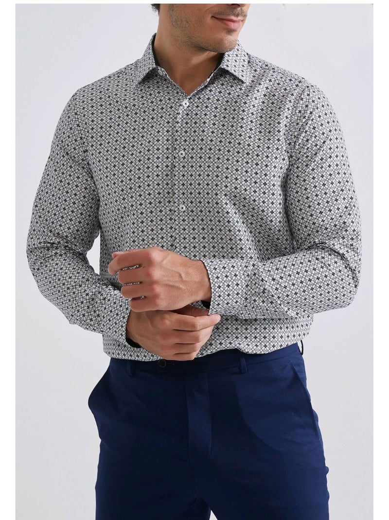 Chemise Kebello Gris - Kiabi