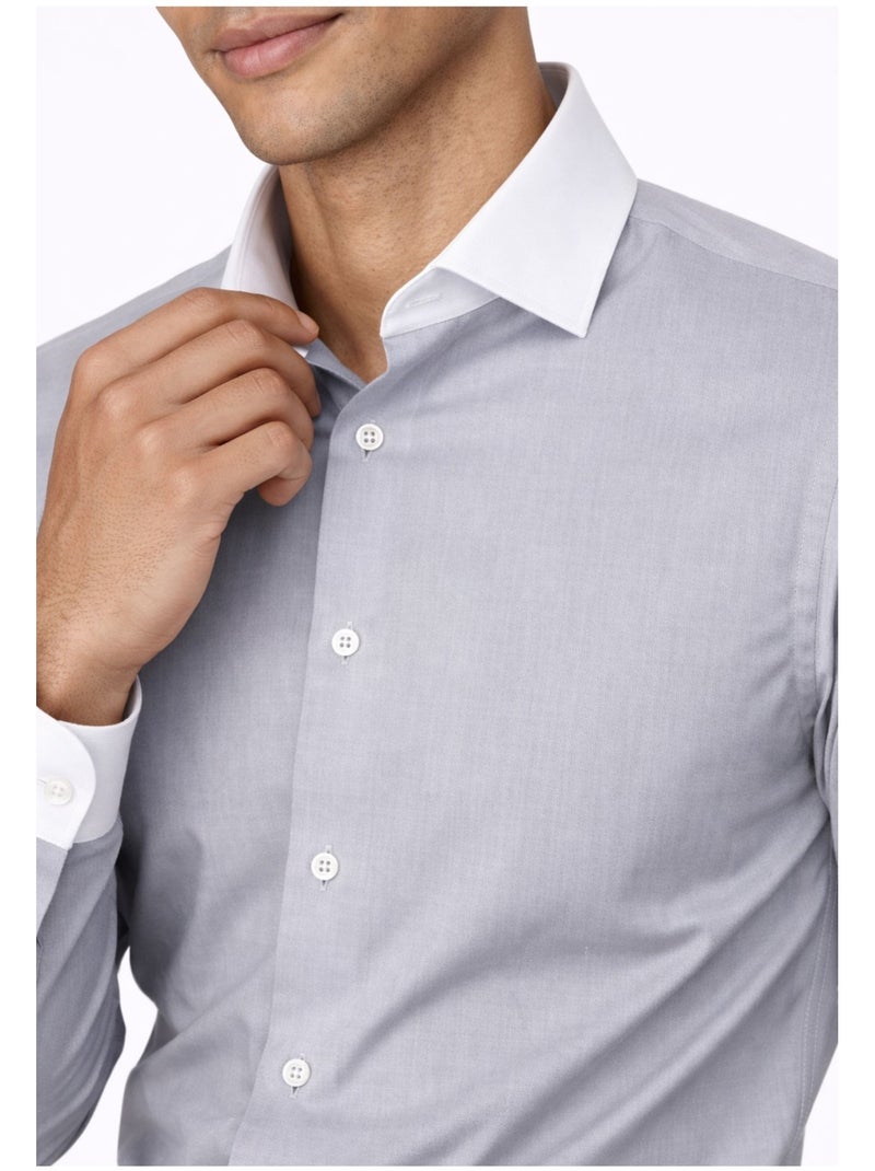 Chemise Kebello Gris - Kiabi
