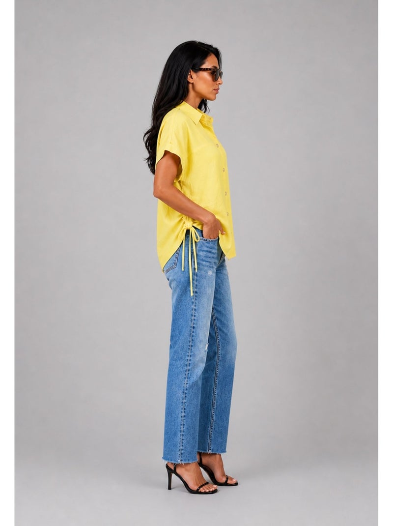 Chemise Kebello Jaune - Kiabi