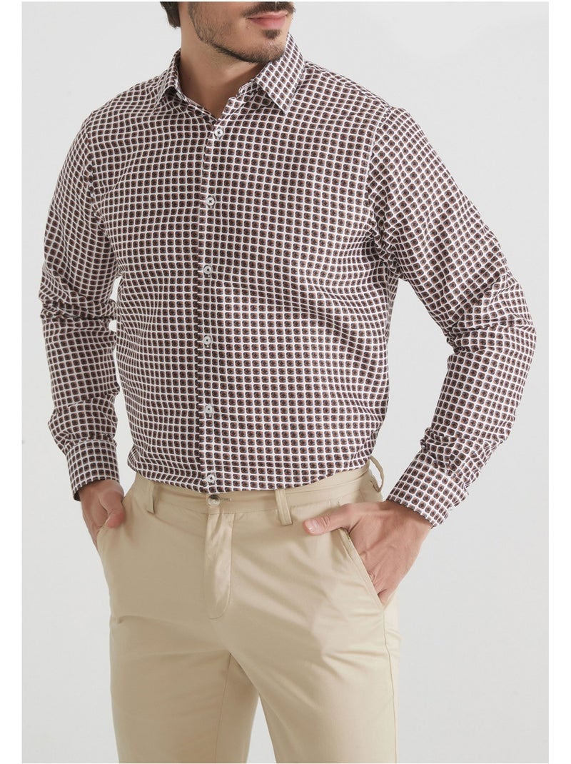 Chemise Kebello Marron - Kiabi