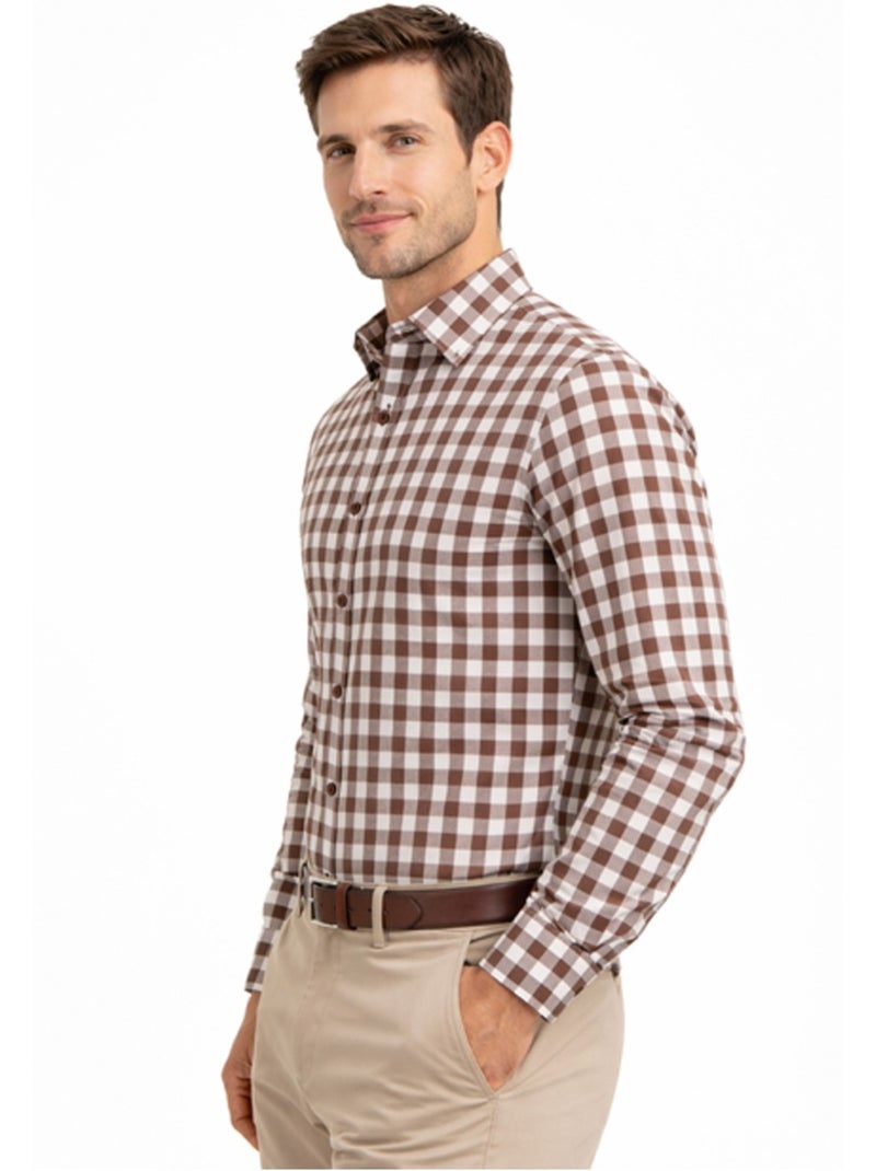 Chemise Kebello Marron - Kiabi