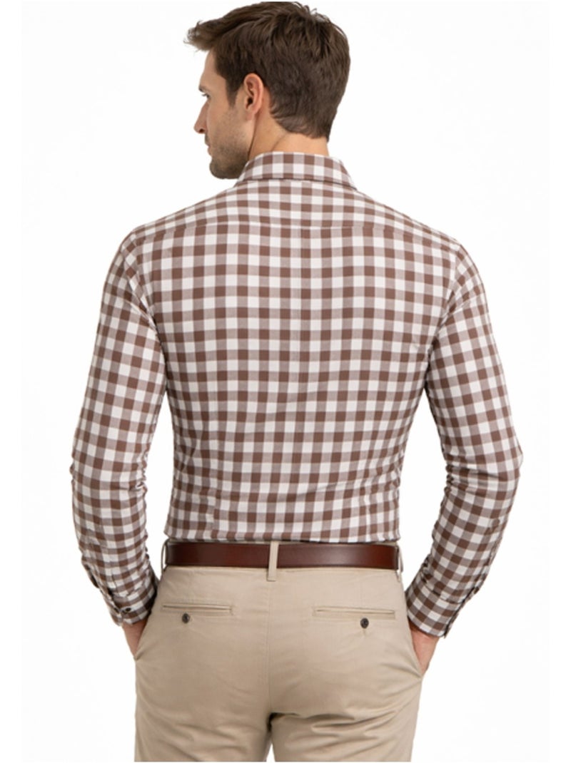 Chemise Kebello Marron - Kiabi
