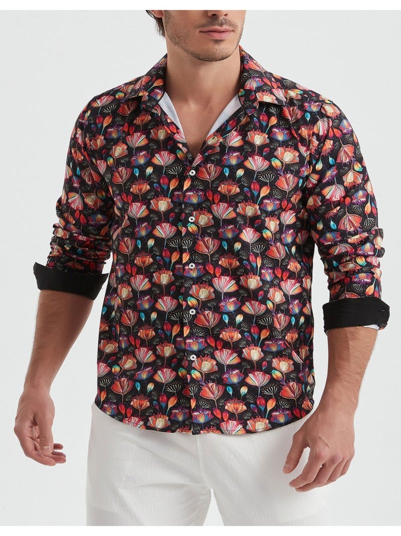 Chemise Kebello Noir Multicolore - Kiabi