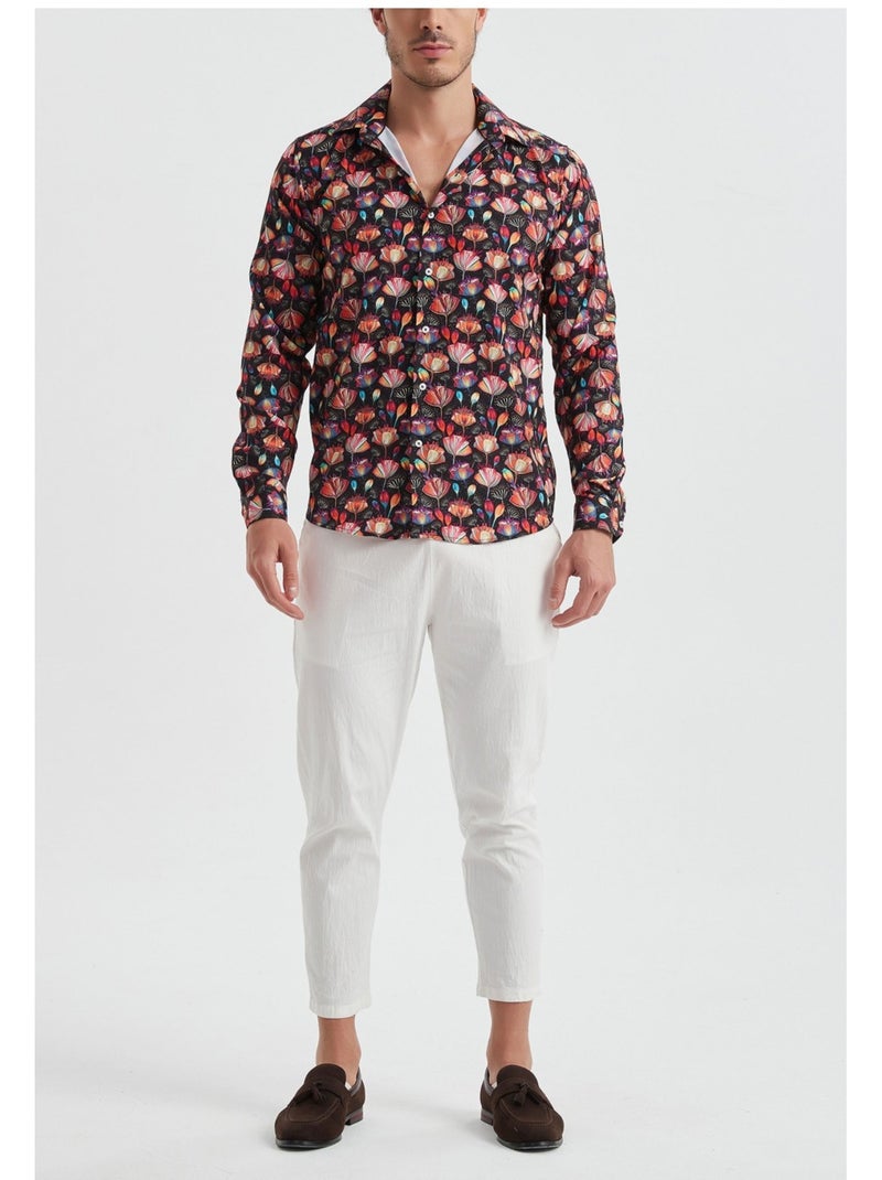 Chemise Kebello Noir Multicolore - Kiabi