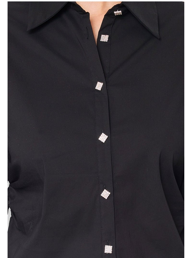 Chemise Kebello Noir Noir - Kiabi