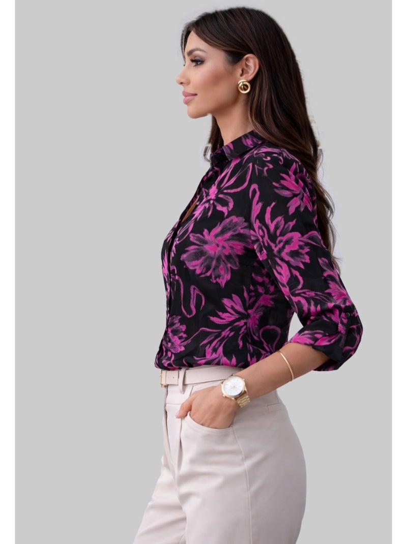 Chemise Kebello Noir Noir - Kiabi