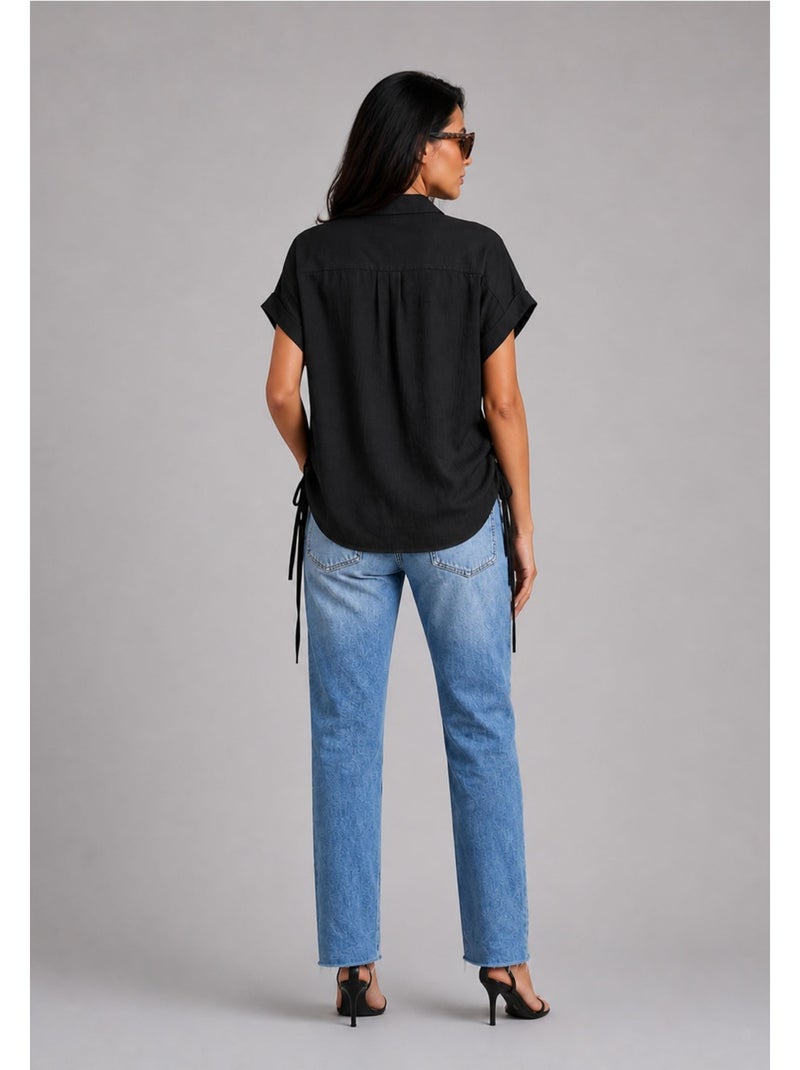 Chemise Kebello Noir Noir - Kiabi