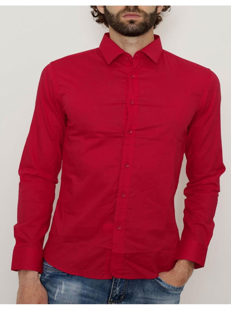 Chemise Kebello Rouge - Kiabi