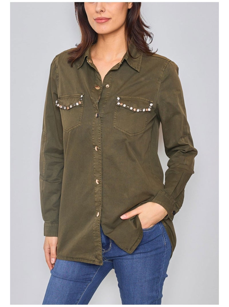 Chemise Kebello Vert - Kiabi