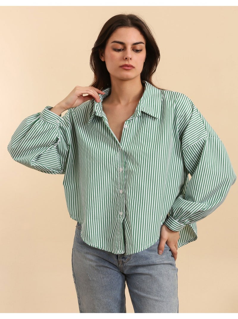 Chemise Kebello Vert - Kiabi