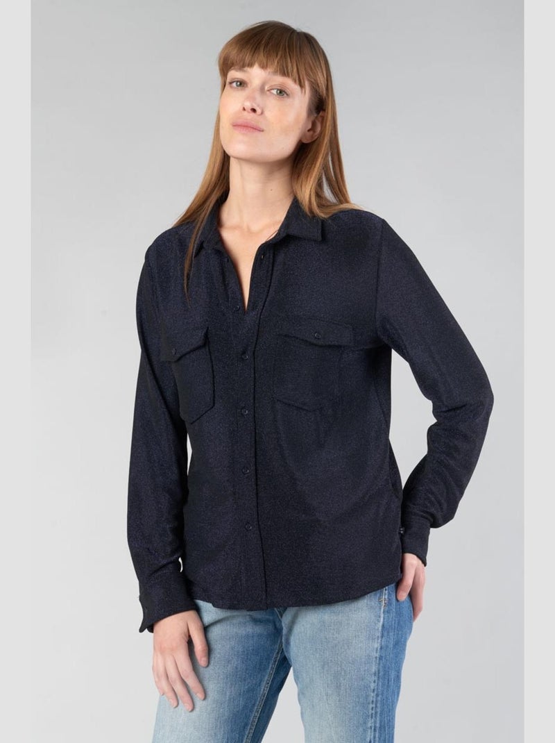 Chemise KELYA 'Le Temps Des Cerises' Bleu - Kiabi