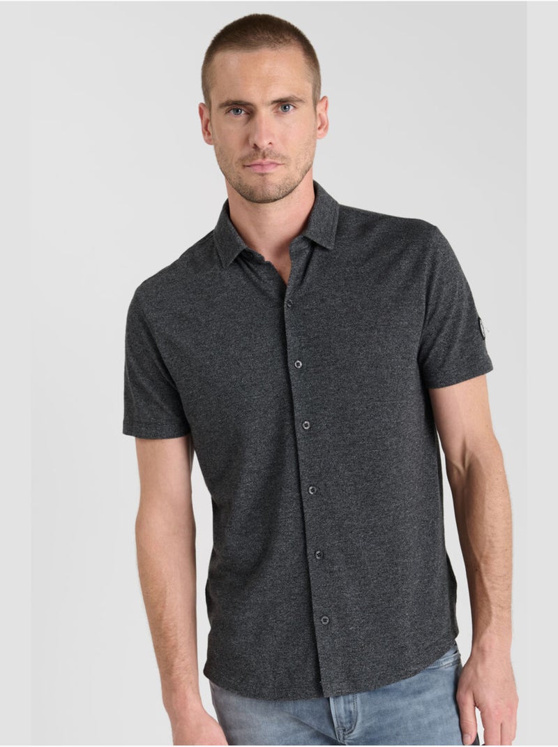 Chemise keris 'le temps des cerises' Noir - Kiabi