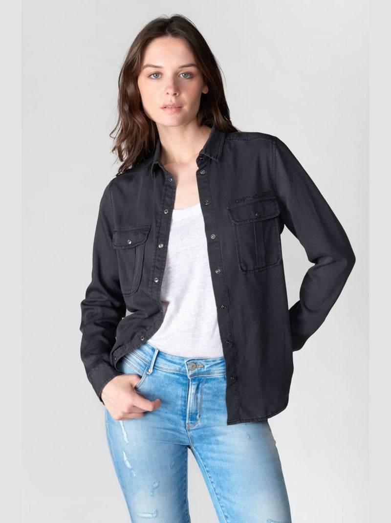 Chemise LAELIA 'Le Temps Des Cerises' Noir - Kiabi