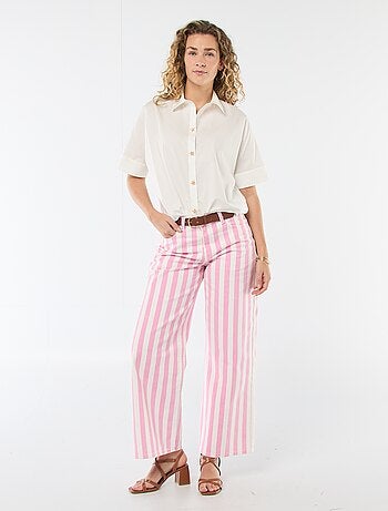 Chemise large à boutons étoiles