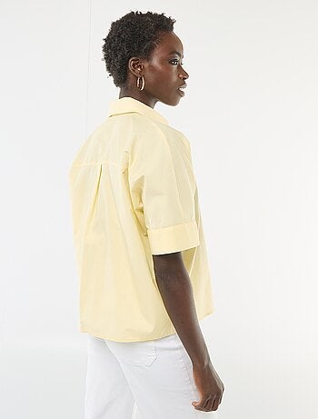 Chemise large à boutons étoiles