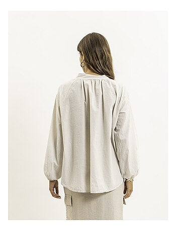 Chemise légère broderies OLALIE