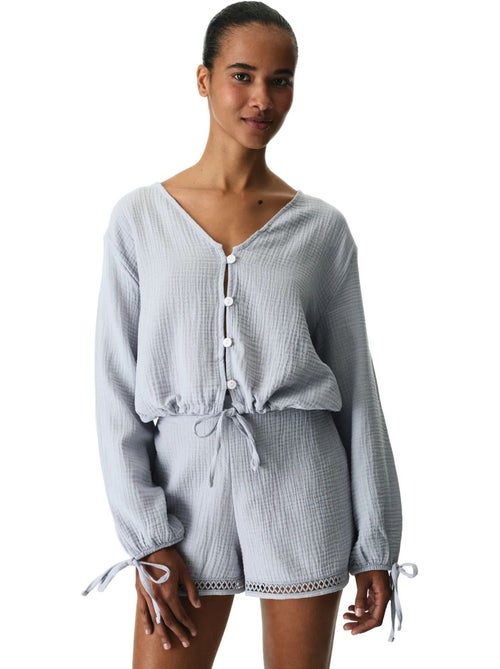 Chemise lessi balloon penti - Kiabi Chemise lessi balloon penti - Kiabi