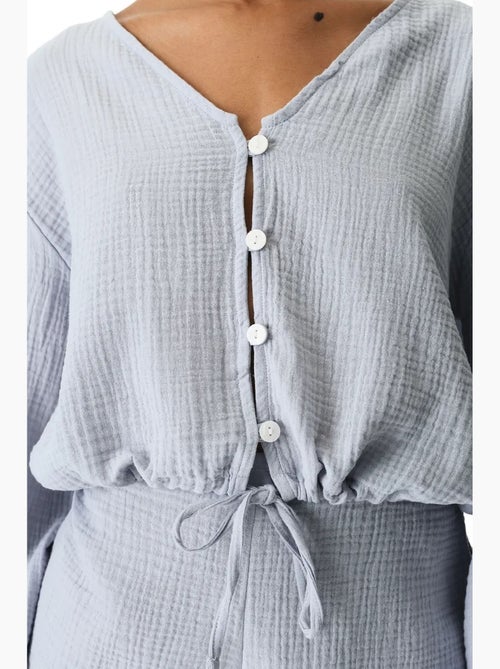 Chemise lessi balloon penti - Kiabi Chemise lessi balloon penti - Kiabi
