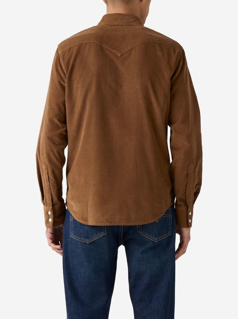 Chemise Levi's Barstow western standard Marron - Kiabi