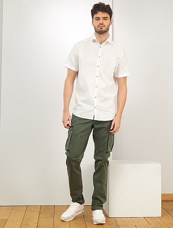 Chemise lin et coton +1m90