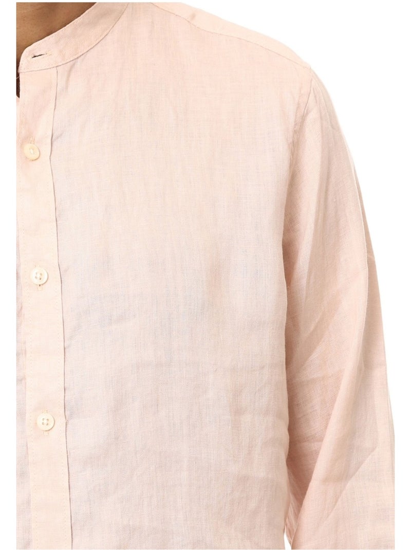 Chemise Lin Kebello Rose - Kiabi