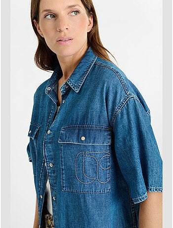 Chemise LIVIANE en jeans 'Le Temps Des Cerises'