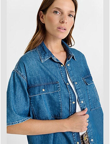 Chemise LIVIANE en jeans 'Le Temps Des Cerises'