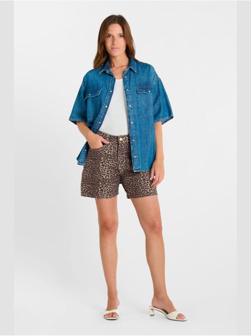 Chemise LIVIANE en jeans 'Le Temps Des Cerises' - Kiabi