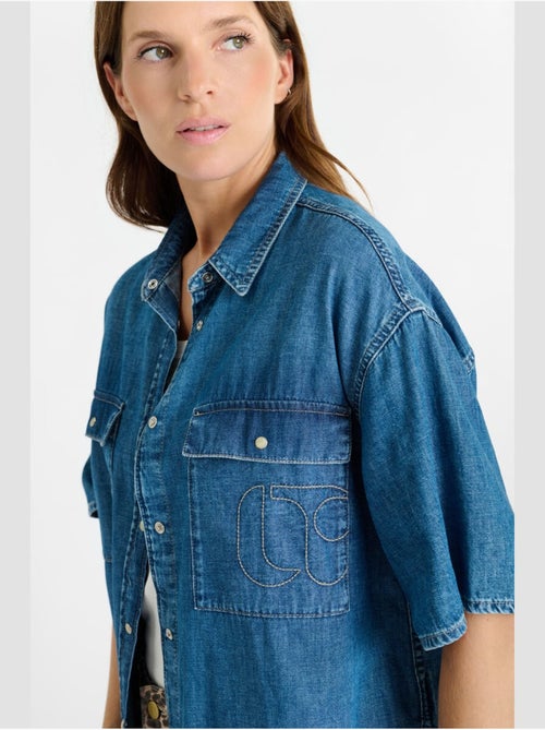 Chemise LIVIANE en jeans 'Le Temps Des Cerises' - Kiabi