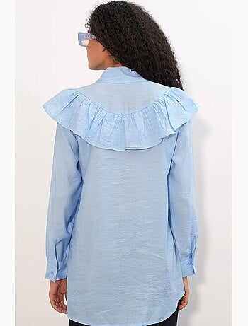 Chemise longue ample texturée bdart