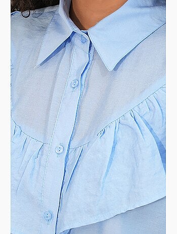 Chemise longue ample texturée bdart