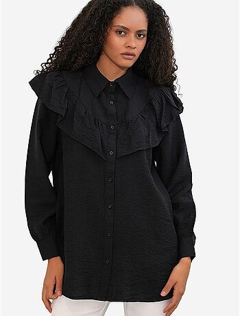 Chemise longue ample texturée bdart