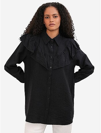 Chemise longue ample texturée bdart