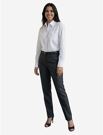 Chemise longue en coton texturé my fashion