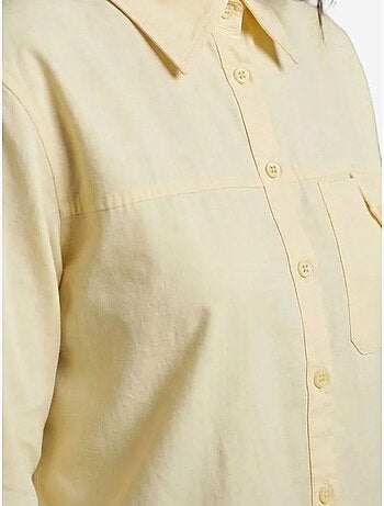 Chemise longue en coton texturé my fashion