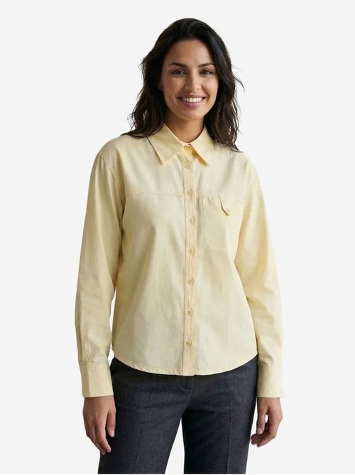 Chemise longue en coton texturé my fashion - Kiabi