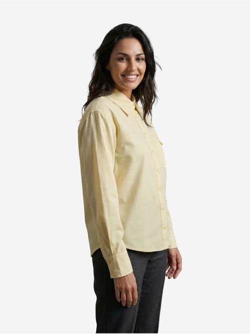 Chemise longue en coton texturé my fashion - Kiabi
