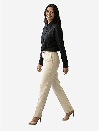 Chemise longue en coton texturé my fashion