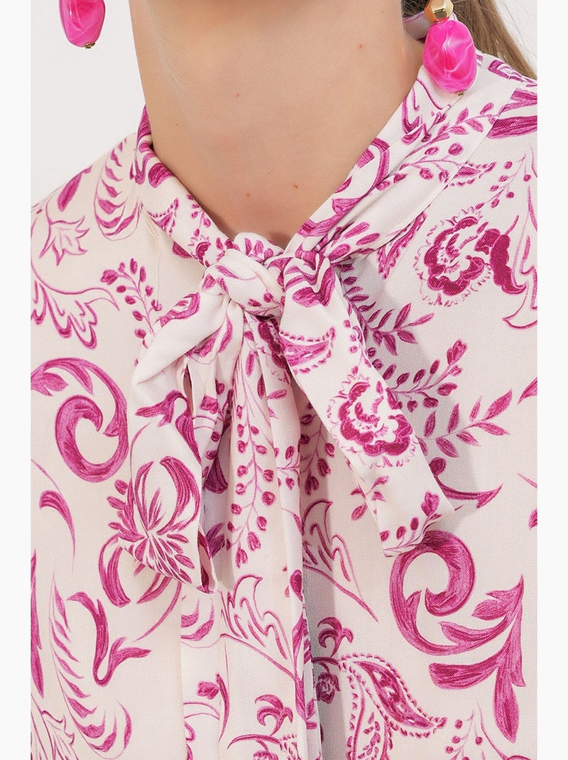 Chemise longue en viscose à fleurs bdart Multicolore - Kiabi