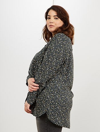 Chemise longue et fluide - Kiabi