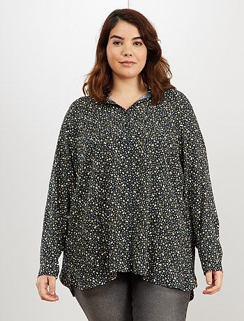 Chemise longue et fluide - Kiabi