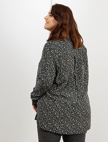 Chemise longue et fluide - Kiabi