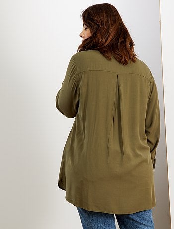 Chemise longue et fluide - Kiabi