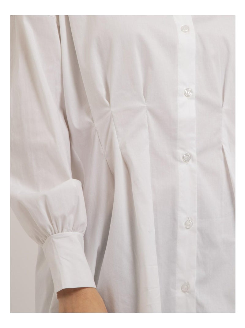 Chemise longue ORDIA Blanc - Kiabi