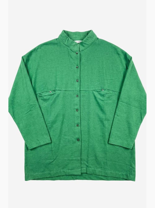 Chemise longue oversize à manches longues en mélange de lin my fashion - Kiabi Chemise longue oversize à manches longues en mélange de lin my fashion - Kiabi