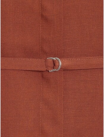 Chemise longue tissée avec ceinture dilvin