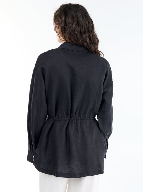 Chemise longue unie - Kiabi Chemise longue unie - Kiabi