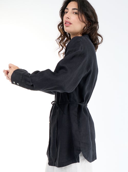 Chemise longue unie - Kiabi Chemise longue unie - Kiabi