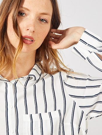 Chemise longueur tunique - Kiabi